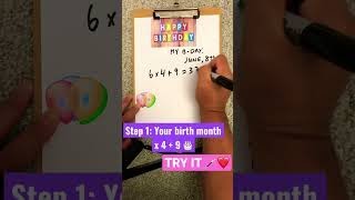 TRY THiS Birthday Trick 🪄🎉