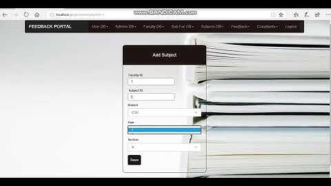 Anonymous Feedback System   Admin Interface