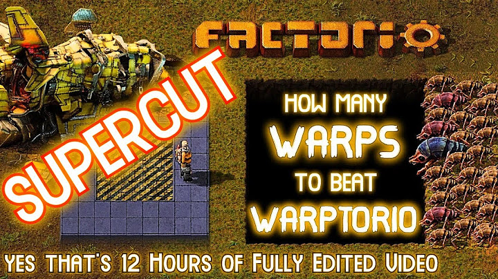 How Hard is it to Speedrun WARPTORIO? // Factorio's Most BRUTAL Mod!