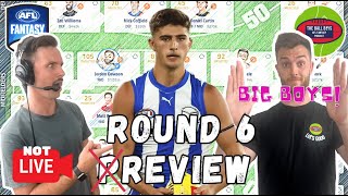 Round 6 Review: AFL Fantasy 2024