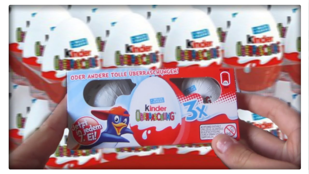 Kinder Überraschung 3er Pack 40 Jahre Die Überraschungs-Party - YouTube