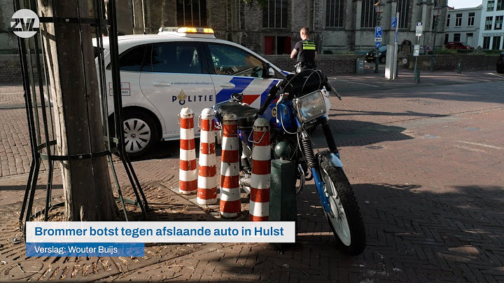 Brommer botst tegen afslaande auto in Hulst - Omroep ZVL