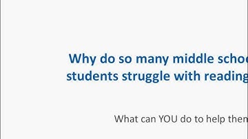 Reading Skills for Students in Grades 5 through 8 (REL Appalachia)