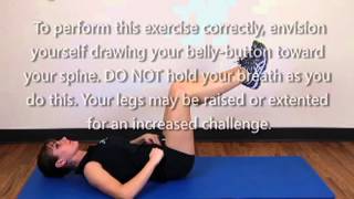TA Activation with Leg Elevation : Core Activation / Core Strengthening