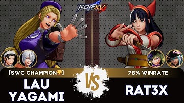 KOF XV ▰ LAUYAGAMI (Ángel/Hinako/Chizuru) 🆚 RAT3X (Sylvie/Nakoruru/Isla)🎞️Replay Match - 11/25