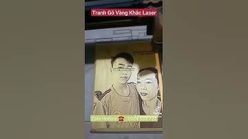 Tranh Gỗ Vàng Khắc Laser : Chân Dung Gỗ - Cung Cấp Phôi Khắc Laser - Khắc Theo Yêu Cầu