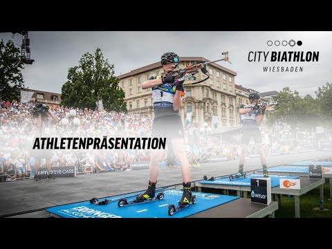 City Biathlon Wiesbaden - Athletenpräsentation