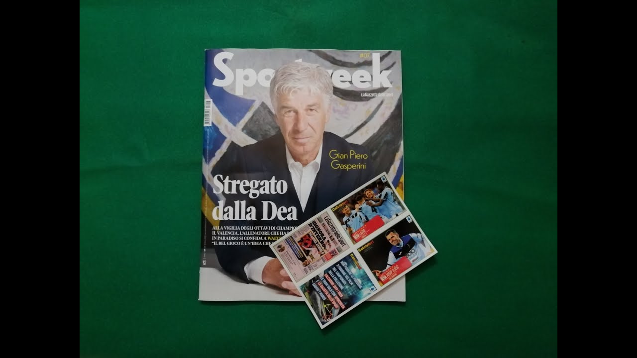 SPORTWEEK con figurine PANINI C9, C10, C11 "Il film del campionato 2019