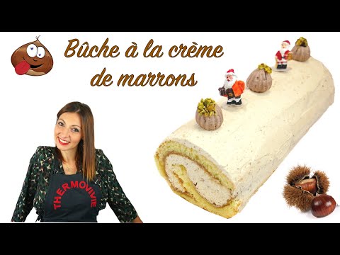Vidéo : Recette bûche de noël rapide au thermomix