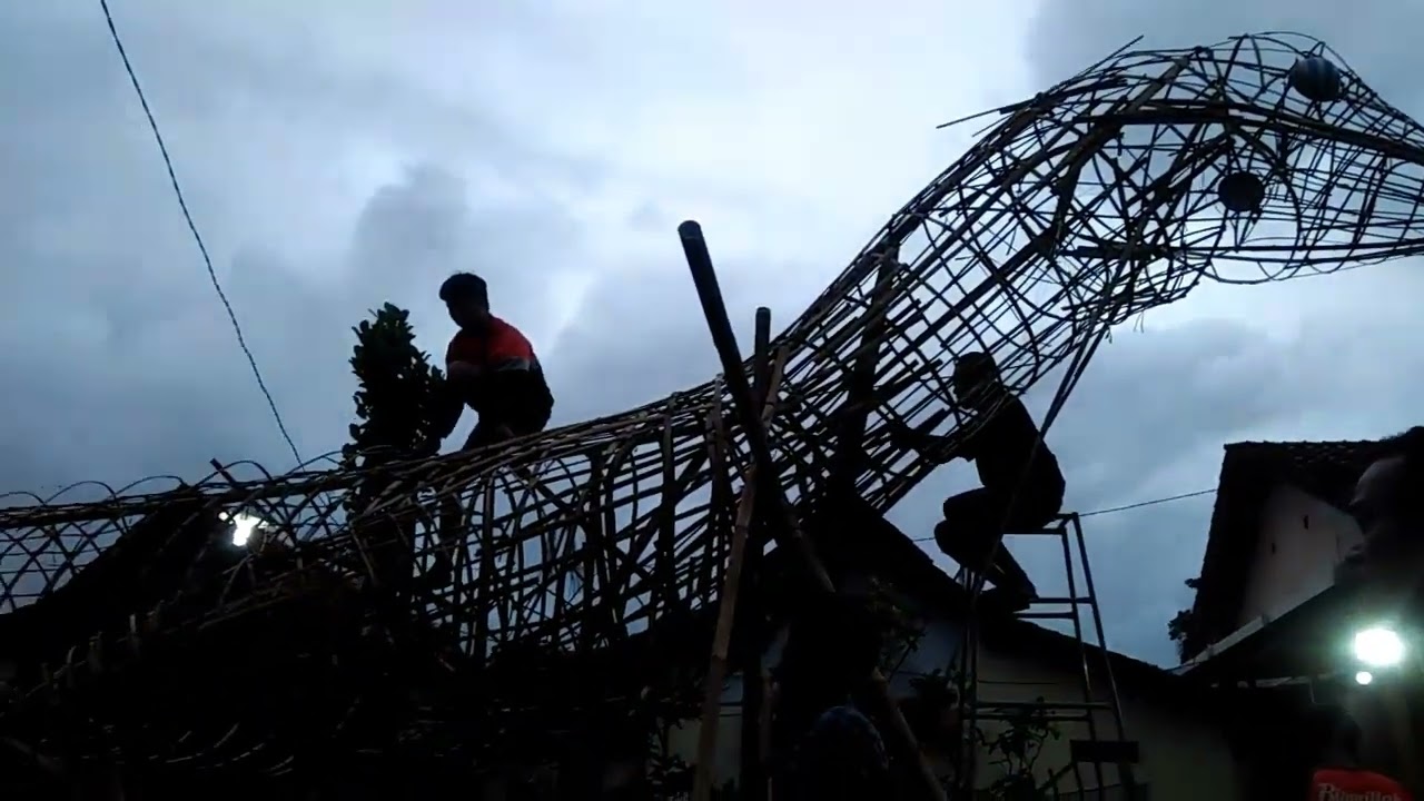 Persiapan 17 agustus 2023 Desa Menganti kesugihan Kabupaten Cilacap