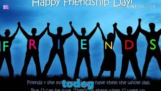 Friendship day special WhatsApp status