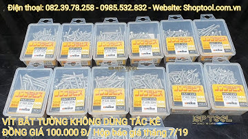 UNIKA VÍT BẮT TƯỜNG KHÔNG DÙNG TẮC KÊ - 0823978258 SHOPTOOL