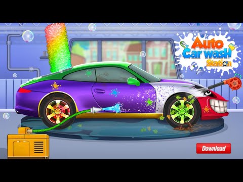 Kids Car Wash Service Auto Workshop Garage