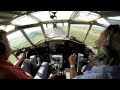 Departure of an Antonov An-2 filmed from the cockpit