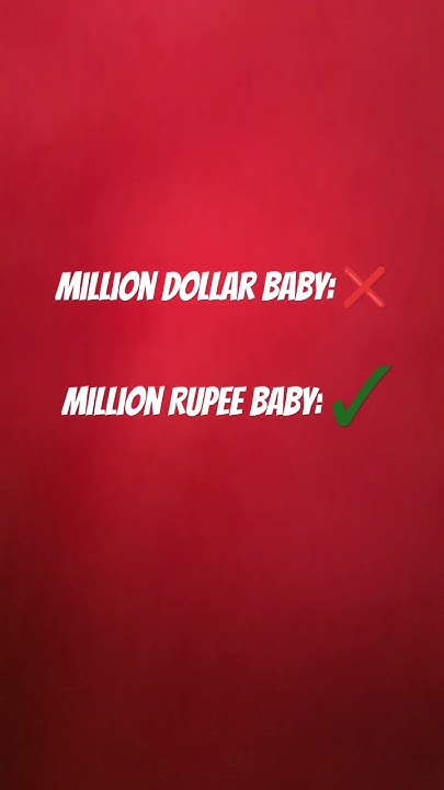 million-dollar-baby-or-million-rupee-baby-youtube