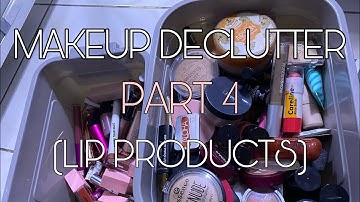 Makeup Declutter Part 4 (Lip liners, Lipsticks, Liquid Lipsticks, Lip Gloss)
