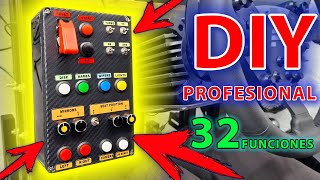 Como hacer una BOTONERA para SIMRACING DIY con 32 funciones para assetto corsa Iracing simulador