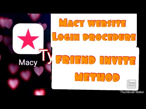 How to Login account in Macy's and invite to friends Cara membuat akun di Macy's