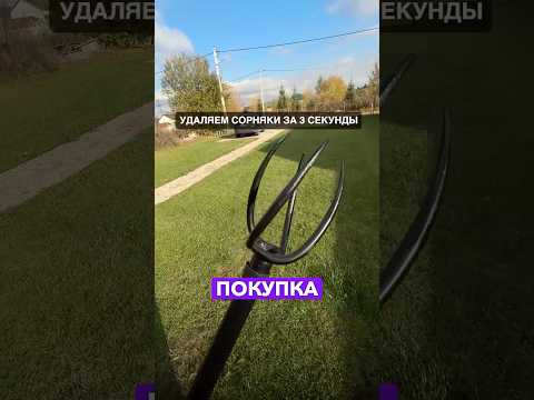 Как я удаляю сорняки на газоне всего за 3 секунды?
