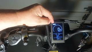 Three Setting to change in The Aniioki AQ177 E-Bike