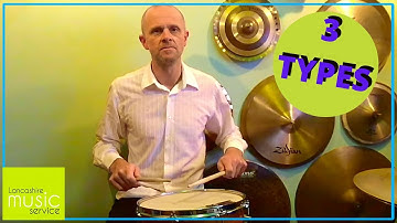 3 Types of Basic Paradiddle for Drums | Single, Double, Triple | Lancashire Music Service