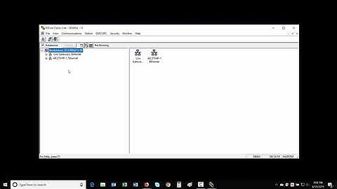 Using RSLinx to set up an Ethernet/IP driver