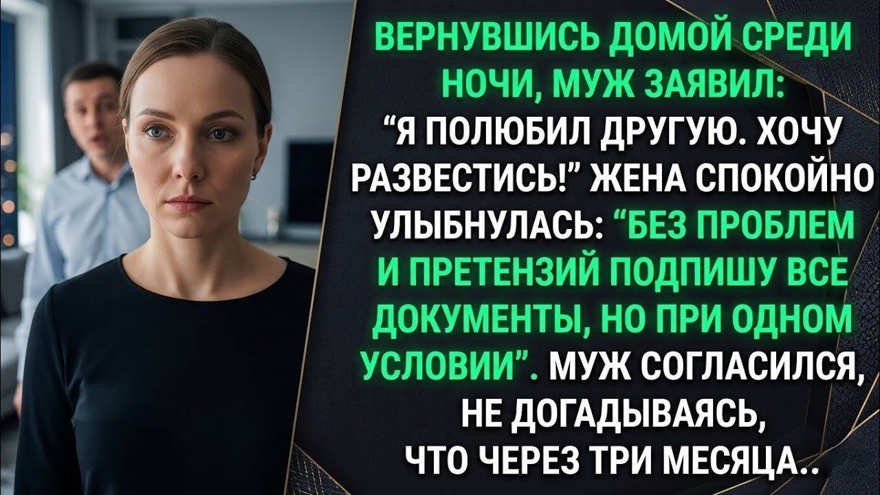 Рассказ до слез. Хотел бросить жену ради другой, но судьба решила иначе...