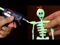 DIY Glow in the Dark Skeleton