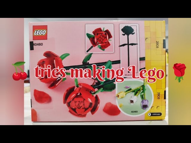 LEGO Costruzione, Le ROSE di San Valentino, SET 40460 BUILD 