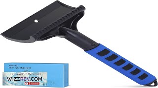 Ice Scrapers for Car Windshield 5.9 Wide Large Blade Ergonomic Foam Review