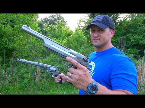 Desert Eagle 50 AE vs 500 S&W Magnum - THE REMATCH!!!