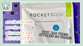 Taking a Look at the Rocketbook Academic Planner for Students ~ Lots of great spreads here!