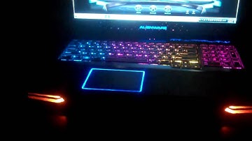 Alienware m17x R3 - lightshow