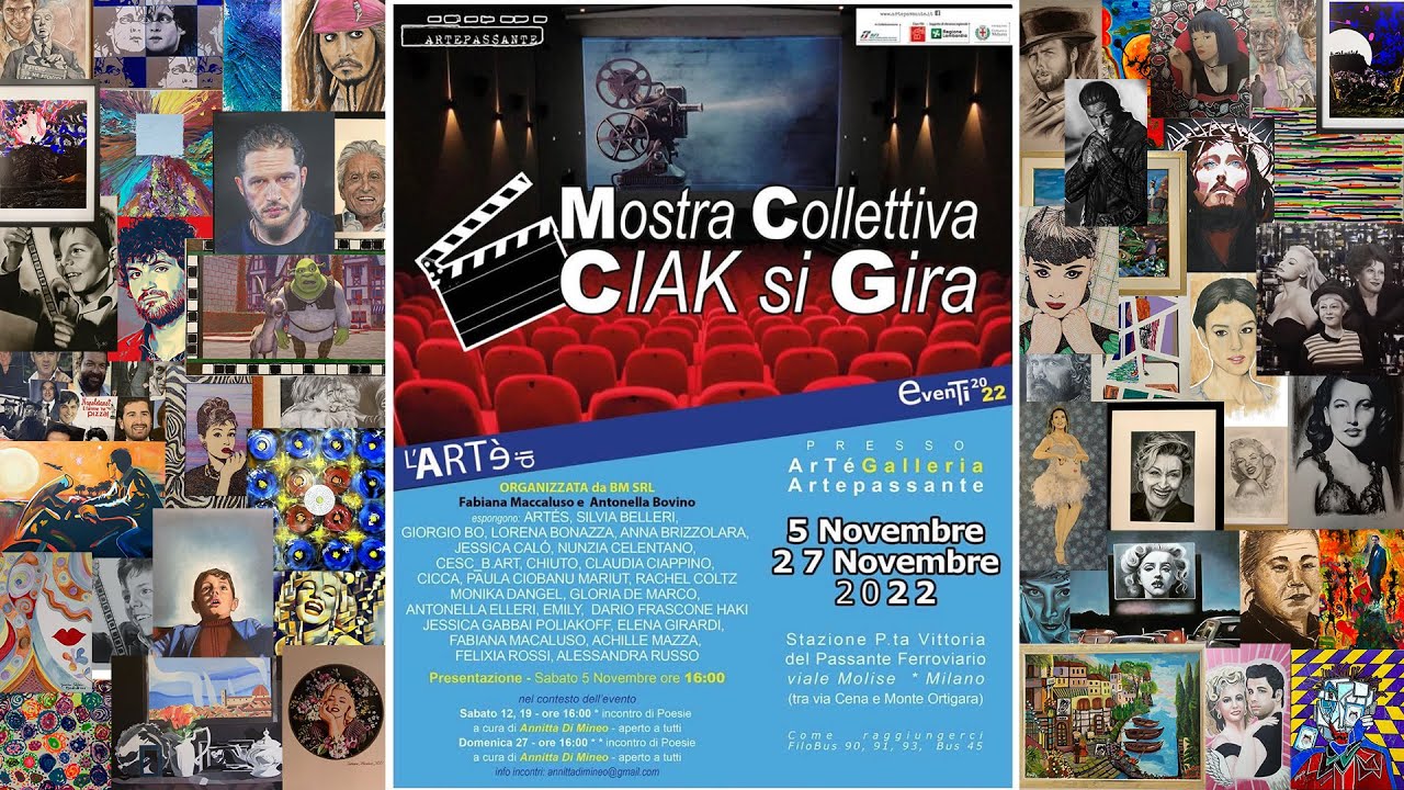 Ciak si Gira! Esposizione pittorica Virtual Art Social Group 5 - 27 novembre 2022