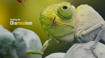 Time Lapse : Chamealeon Sculpting in Blender