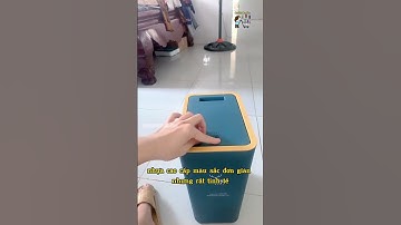 Thùng rác nắp bật sang trọng tinh tế  #muasamonline#shorts