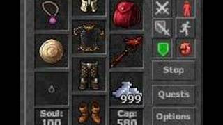Using Cheat Engine in Tibia.