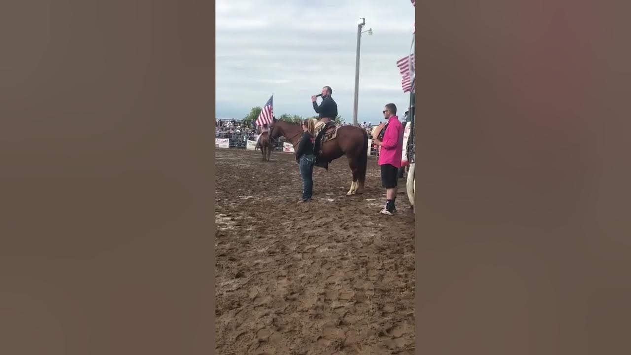 NFR National Anthem Contest Alyssa Fleming 2021 YouTube