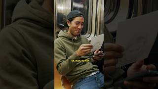 I Drew Zach King On The Train! 😱