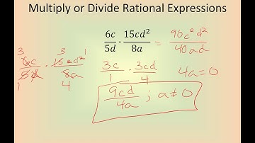 9.1 Multiplying and Dividing Rational Expressions