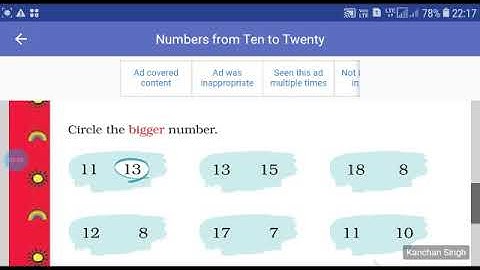 CLASS-1, MATH, CHAPTER-5, NUMBERS FROM TEN TO TWENTY,(PART-3) RSM PUBLIC SCHOOL, SUPAUL,19.8.20