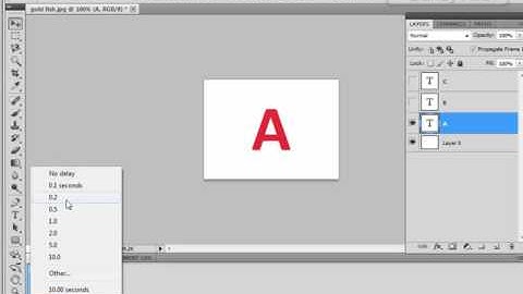 Create a GIF Animation in Adobe Photoshop CS5