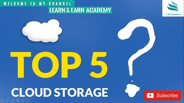 Top 5 Cloud Storage Services || Cloud Computing ||