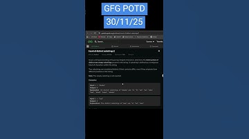Count of distinct substrings | GFG POTD | 30/11/2025 #coding #gfg #potd #java #cpp