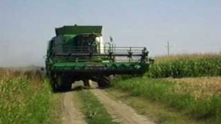 John Deere W660 JD 6820 búza aratás Wheat harvest
