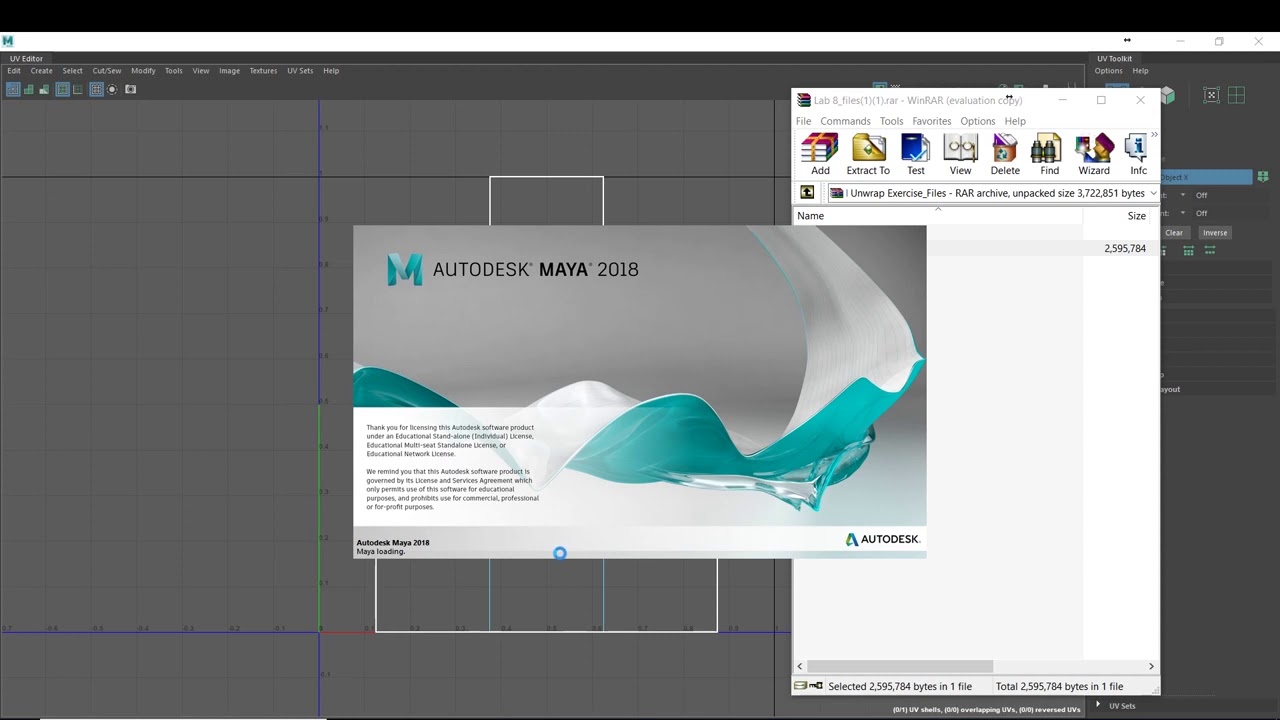 Maya 2017 to maya 2018/19 U.V Editor update - YouTube
