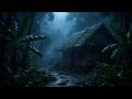 Heavy Cabin Rain Sounds For Deep Sleep 🌧️ Fall Asleep Instantly & Relieve Anxiety Fast | No ADS