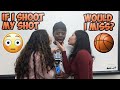 If I shoot my shot would I miss? 🏀😍  Public Interview Highschool Edition