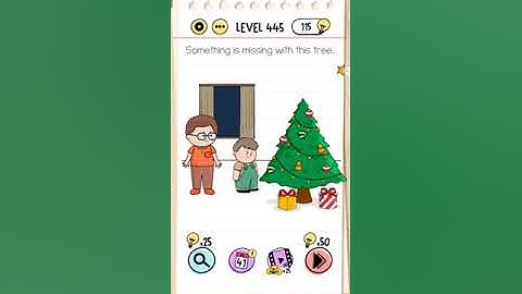 Brain Test Level 445 Walkthrough