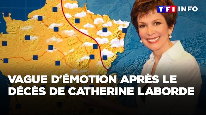 "La plus solaire de nos présentatrices météo" : vague d'émotion après le décès de Catherine Laborde